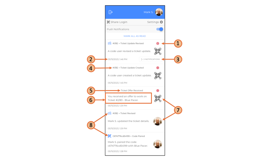 Anatomy of Browser Notifications Back Office EN