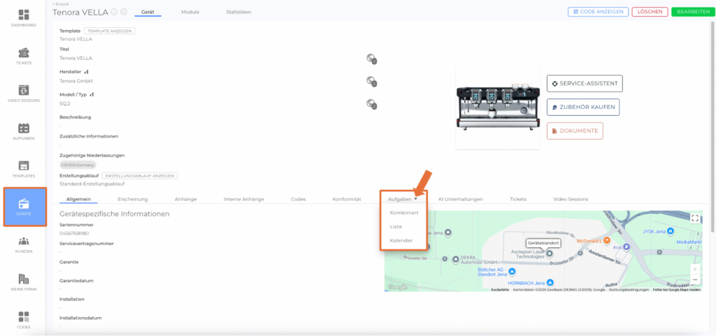 Ereignisübersicht – Kalender- und Listenansicht 3 Bildschirmfoto 2025 11 13 um 14.38.19