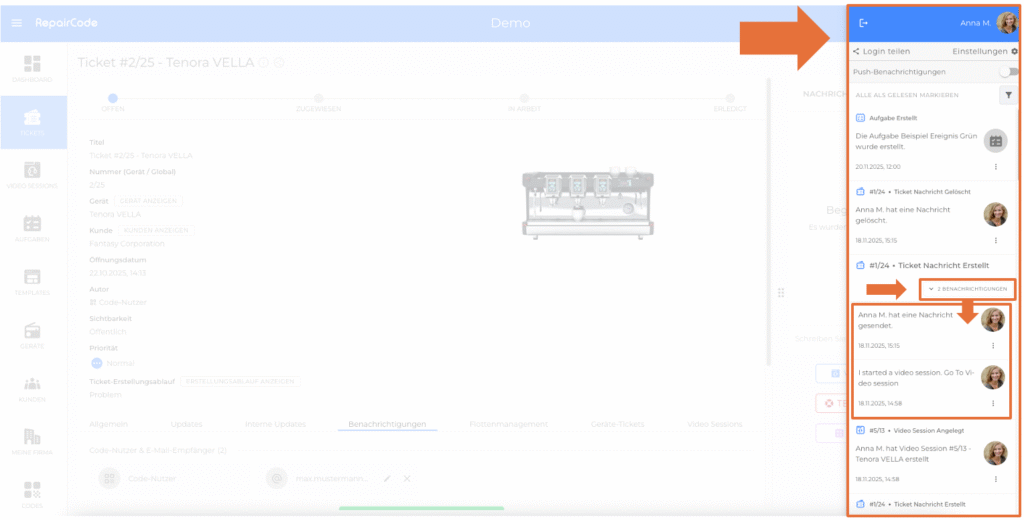 Gestapelte E-Mail-Benachrichtigungen 1 Bildschirmfoto 2025 11 24 um 10.55.40