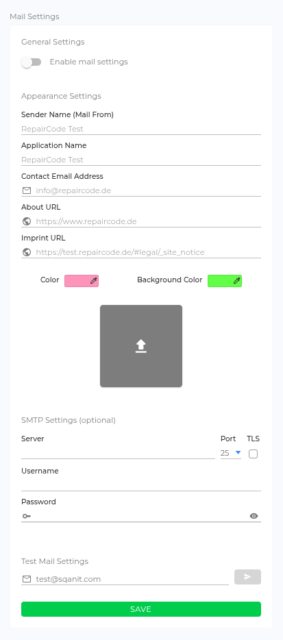 Customizable Notification Email Templates 1 emailsettings