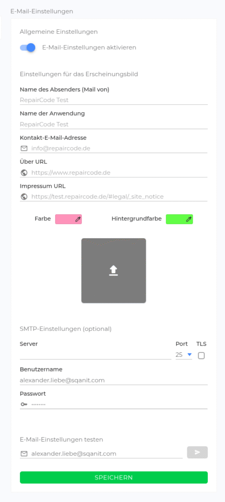 Anpassbare Benachrichtigungs-E-Mail-Templates 1 emailsettings de